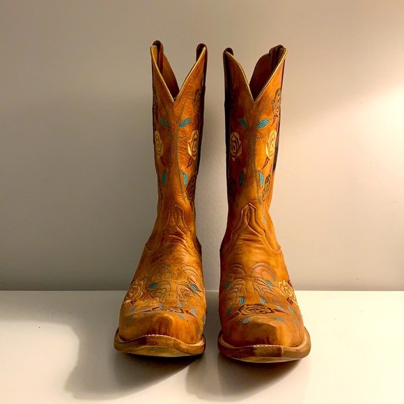 Women’s Hand Embroidered Lucchese Classic Size 8.5 US (39 EU) Cowboy Boots - Picture 6 of 12
